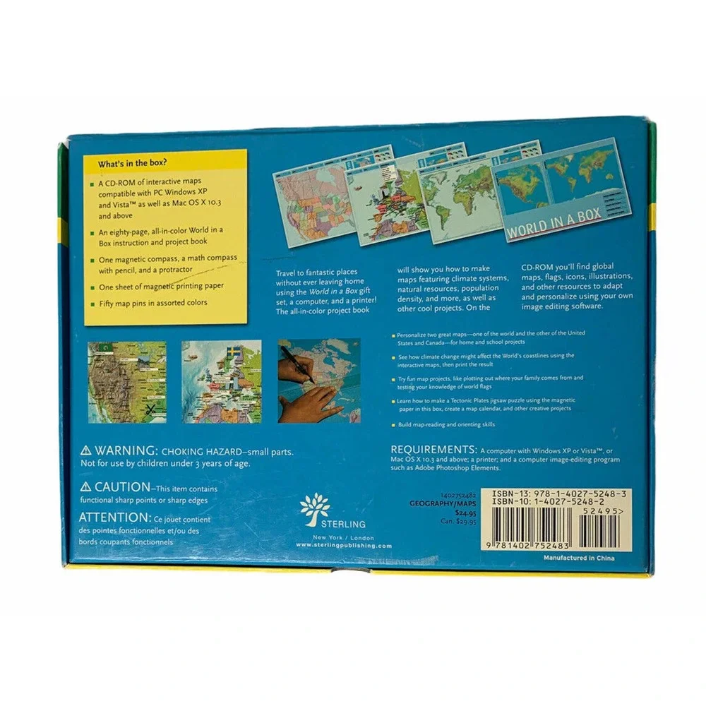 World In A Box Create Your Own Personalized Maps North America‎ Ed Geography